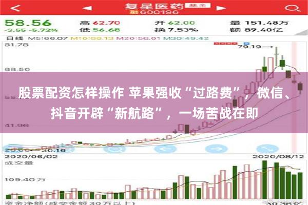 股票配资怎样操作 苹果强收“过路费”，微信、抖音开辟“新航路”，一场苦战在即